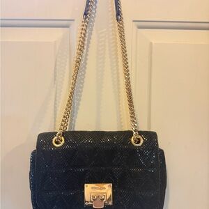 Michael Kors Black Quilted Shoulder Bag